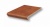 Клинкерная ступень фронтальная Roccia 841 rosso Stroeher 240x340x35/12 мм