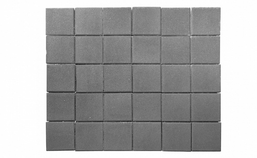 Плитка тротуарная BRAER Лувр серый, 200*200*60 мм